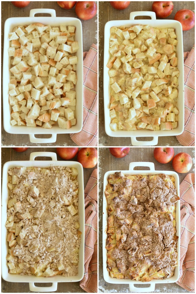Overnight Apple Pie Baked French Toast | Little Dairy On ...