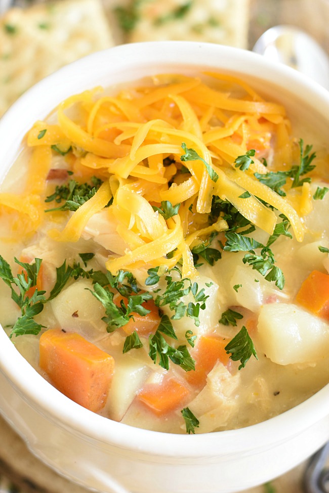Cheesy Chicken Potato Soup Instant Pot Little Dairy On The Prairie,Bathroom Decorating Ideas On A Budget