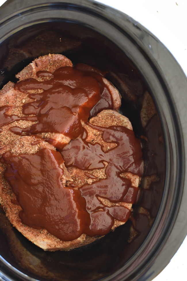 Slow Cooker Bbq Pork Chops Fork Tender Little Dairy On The Prairie,What Do Horses Eat Out Of